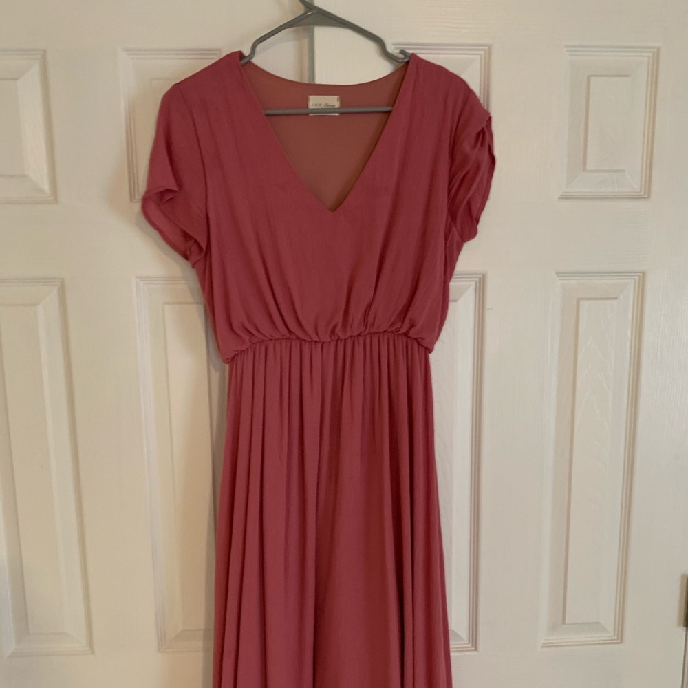 Piper and scoot derby dress in Mauve